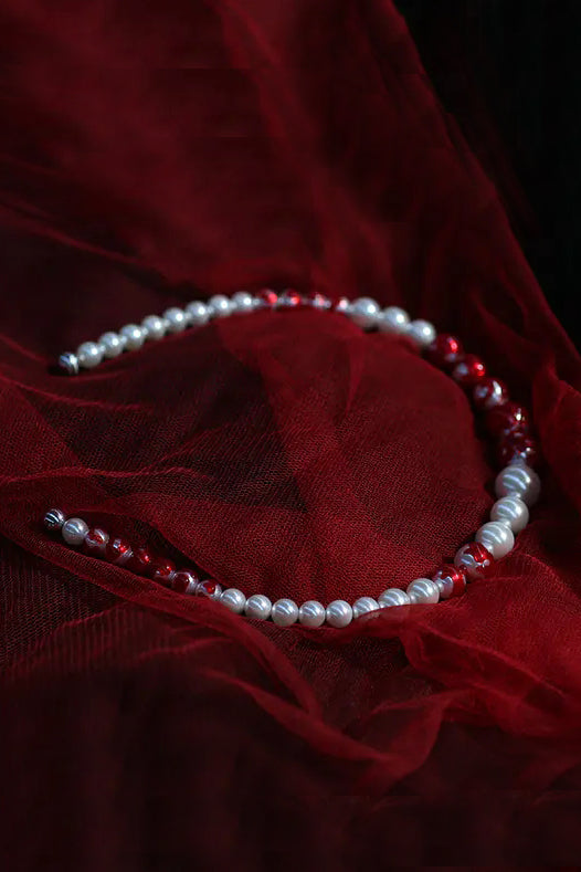 YVMIN Blood Pearl Headband SST19WHDP1
